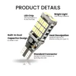 Canbus Error Free T15 W16W/WY16W LED Bulb – Turn Signal, Reverse & Parking Lights (360° Illumination, No Hyperflash) - Image 2