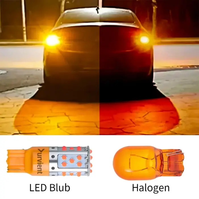 Canbus Error Free T20 7440 LED Turn Signal - Bright 35 LED Chip WY21W, 7440, WY21W LL Lamp - Image 3