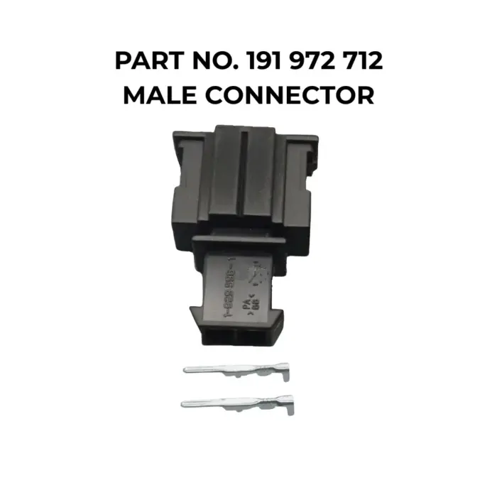 OEM 2-Pin Connector Part No. 191 972 712 and 191 972 702 For Audi, VW, Skoda - Image 3
