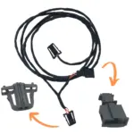 OEM Footwell Wiring Harness for Audi, VW, Skoda - 3B0 972 712 & 3B0 972 702 Connectors (Plug-and-Play DIY Kit) - Image 2