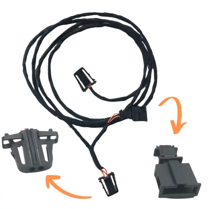 OEM Footwell Wiring Harness for Audi, VW, Skoda - 3B0 972 712 & 3B0 972 702 Connectors (Plug-and-Play DIY Kit) - Image 2